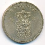 Дания, 2 кроны (1957 г.)