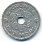 Denmark, 5 kroner, 1990