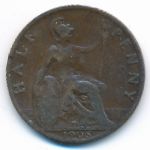 Великобритания, 1/2 пенни (1905 г.)