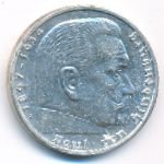 Третий Рейх, 5 рейхсмарок (1939 г.)