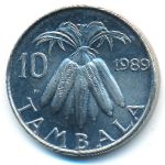 Малави, 10 тамбала (1989 г.)
