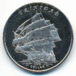 Острова Гилберта., 1 доллар (2014 г.)