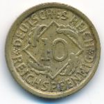 Веймарская республика, 10 рейхспфеннигов (1935 г.)