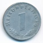 Nazi Germany, 1 reichspfennig, 1944