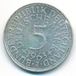 ФРГ, 5 марок (1963 г.)