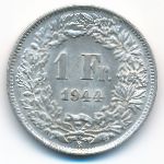 Швейцария, 1 франк (1944 г.)