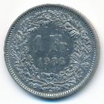 Швейцария, 1 франк (1986 г.)