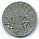 Чехословакия, 20 гелеров (1931 г.)