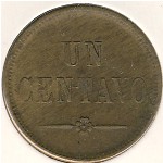 Guatemala, 1 centavo, 1871