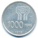 Аргентина, 1000 песо (1978 г.)