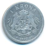Швеция, 1 крона (1877 г.)
