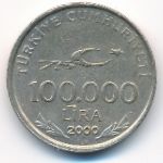 Турция, 100000 лир (2000 г.)