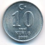 Турция, 10 новых куруш (2006 г.)