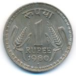 Индия, 1 рупия (1980 г.)