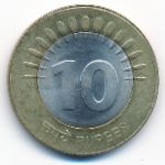 Индия, 10 рупий (2008 г.)