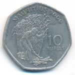 Маврикий, 10 рупий (2000 г.)