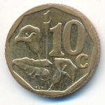 ЮАР, 10 центов (2004 г.)