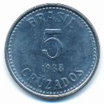 Бразилия, 5 крузадо (1988 г.)