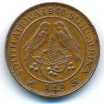 ЮАР, 1/4 пенни (1949 г.)