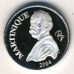 Martinique., 1/4 euro, 2004