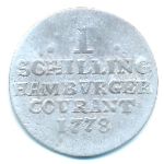 Гамбург, 1 шиллинг (1778 г.)