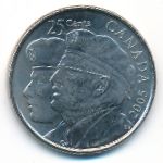 Канада, 25 центов (2005 г.)