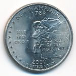 США, 1/4 доллара (2000 г.)