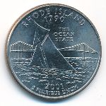 США, 1/4 доллара (2001 г.)