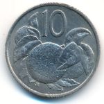 Острова Кука, 10 центов (1972 г.)