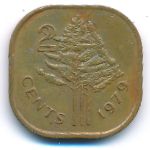 Свазиленд, 2 цента (1979 г.)