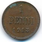 Finland, 1 penni, 1913