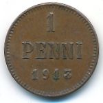 Finland, 1 penni, 1913