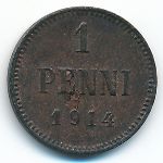 Finland, 1 penni, 1914