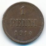Finland, 1 penni, 1914
