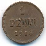 Finland, 1 penni, 1916