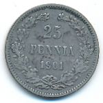 Финляндия, 25 пенни (1901 г.)