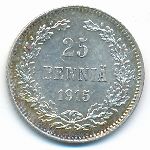 Финляндия, 25 пенни (1915 г.)