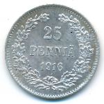Финляндия, 25 пенни (1916 г.)