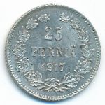 Finland, 25 pennia, 1917