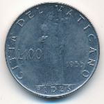 Vatican City, 100 lire, 1955