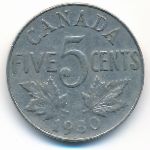 Canada, 5 cents, 1930