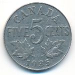 Canada, 5 cents, 1935