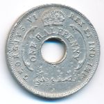Британская Западная Африка, 1/2 пенни (1937 г.)