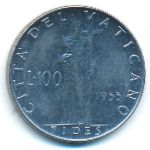 Ватикан, 100 лир (1955 г.)