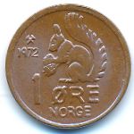 Норвегия, 1 эре (1972 г.)