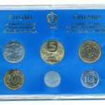 Finland, Набор монет, 1985