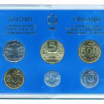 Finland, Набор монет, 1986