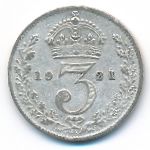 Great Britain, 3 pence, 1921