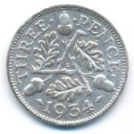 Великобритания, 3 пенса (1934 г.)
