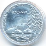 Финляндия, 100 марок (1990 г.)